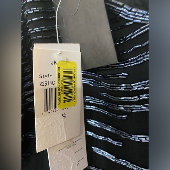 JKara Black Beaded Sleeveless Formal Top Fancy NWT 30%off w ♥️-bundle 2+items50% - Picture 6 of 8